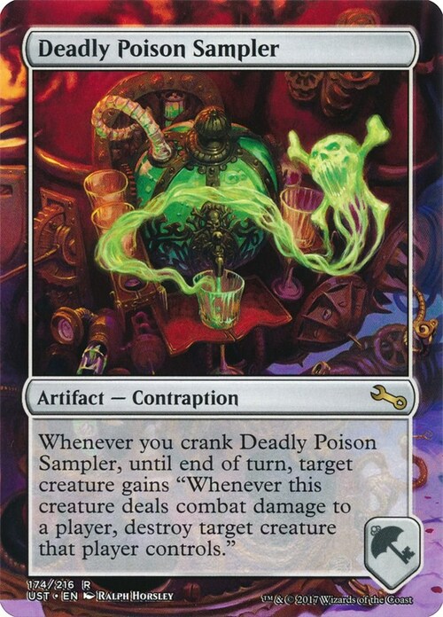 Deadly Poison Sampler Card Front