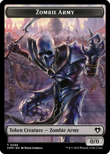 Zombie Army // Human Warrior Card Front