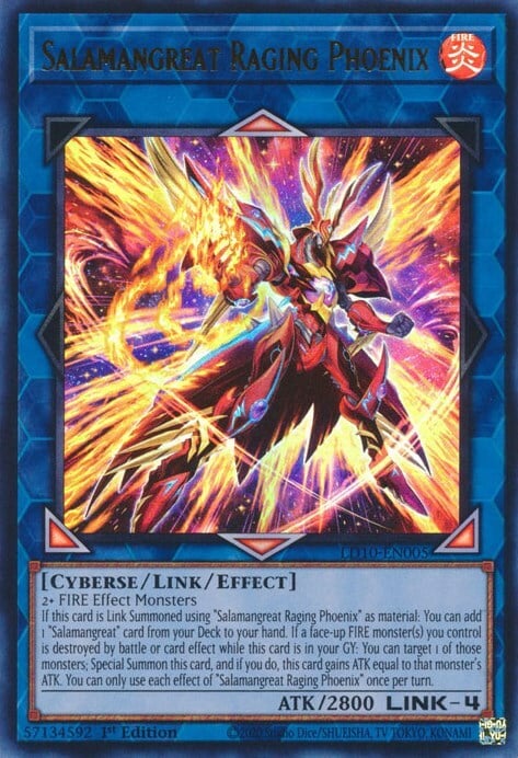 Salamangreat Raging Phoenix Card Front