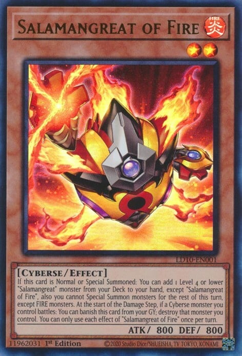 Salamangreat of Fire Card Front