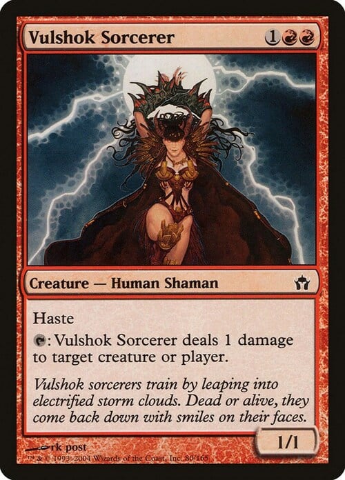 Vulshok Sorcerer Card Front