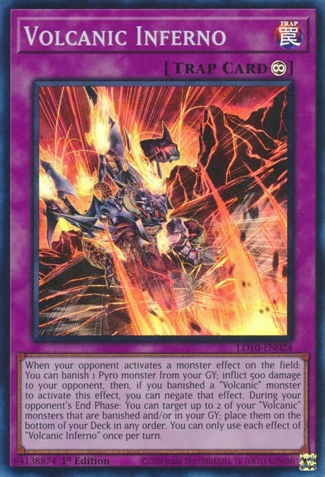 Inferno Vulcanico Card Front