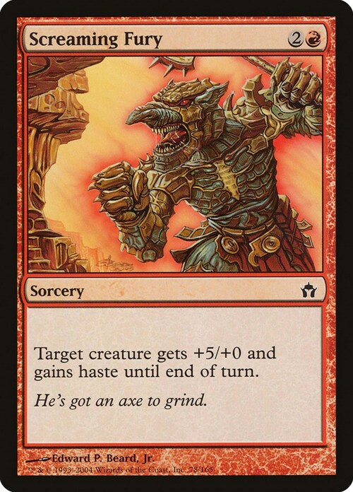 Screaming Fury Card Front