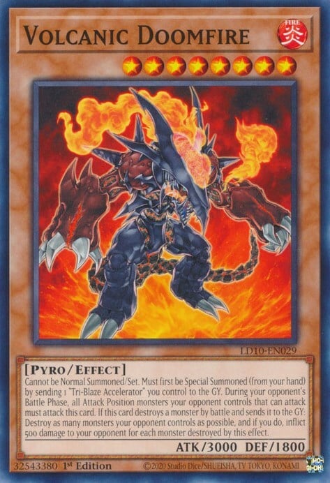 Volcanic Doomfire Card Front
