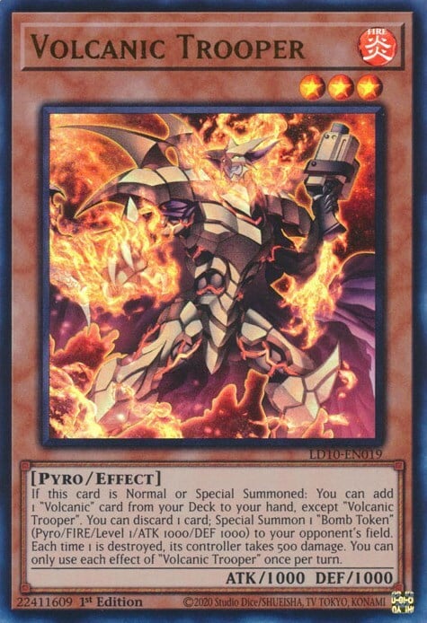 Volcanic Trooper Card Front