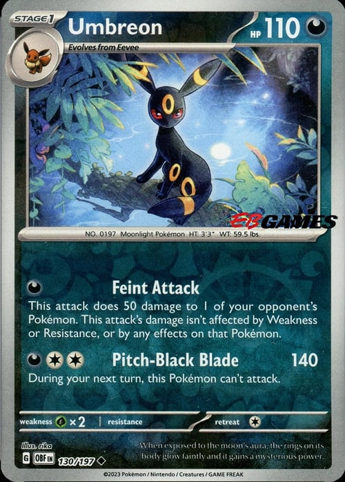 Umbreon Card Front