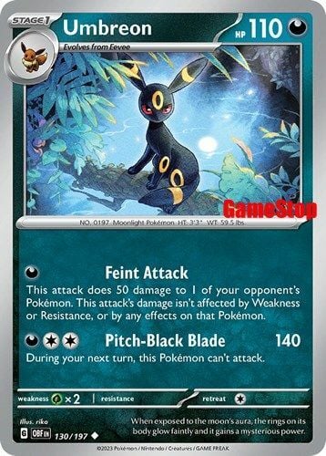 Umbreon Card Front