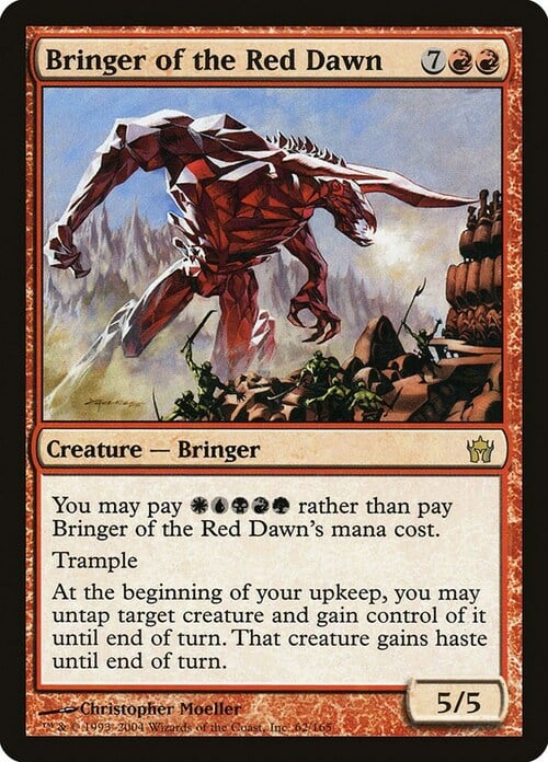 Bringer of the Red Dawn Card Front