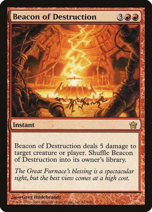 Beacon of Destruction Card Front