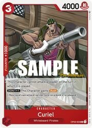 Curiel · Pre-Release Stamp OP03-004