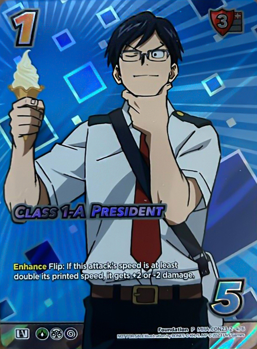 Class 1-A President Card Front