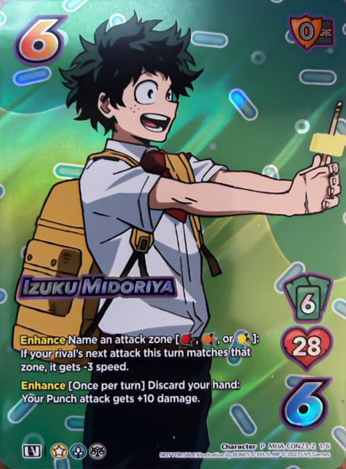 Izuku Midoriya Card Front