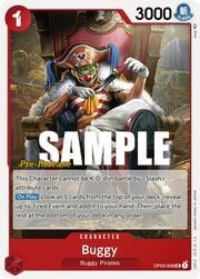 Buggy · Pre-Release Stamp OP03-008