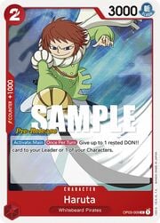 Haruta · Pre-Release Stamp OP03-009