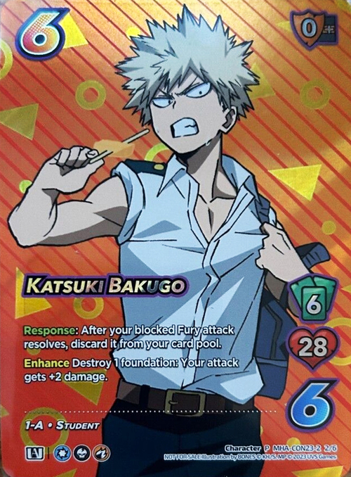 Katsuki Bakugo Card Front