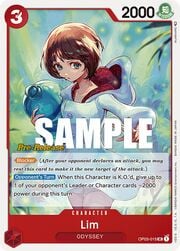 Lim · Pre-Release Stamp OP03-015