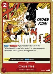 Cross Fire · Pre-Release Stamp OP03-017