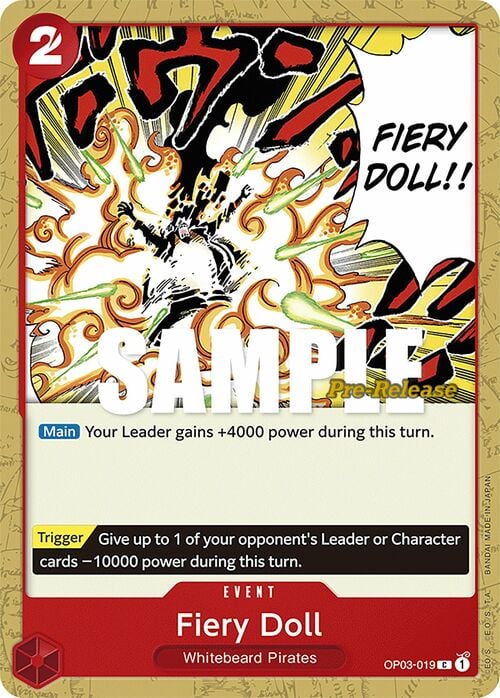 Fiery Doll Card Front