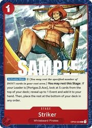 Striker · Pre-Release Stamp OP03-020