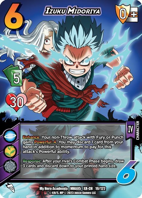 Izuku Midoriya Card Front