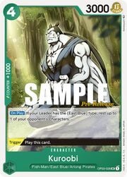 Kuroobi · Pre-Release Stamp OP03-026
