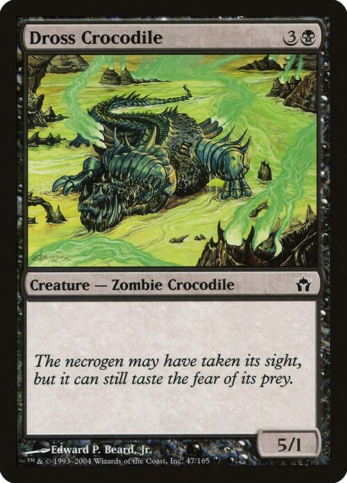 Dross Crocodile Card Front