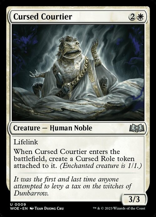 Cursed Courtier Card Front