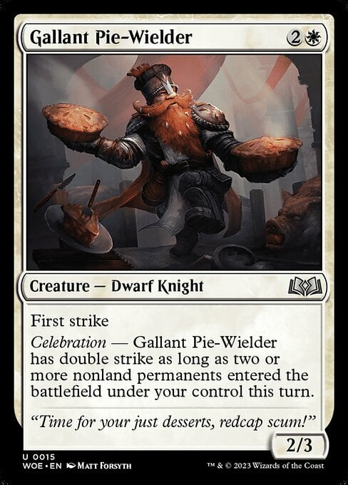 Gallant Pie-Wielder Card Front