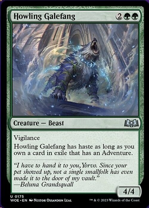 Howling Galefang Card Front