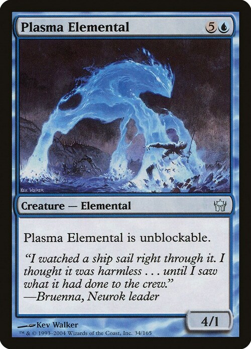 Elementale di Plasma Card Front