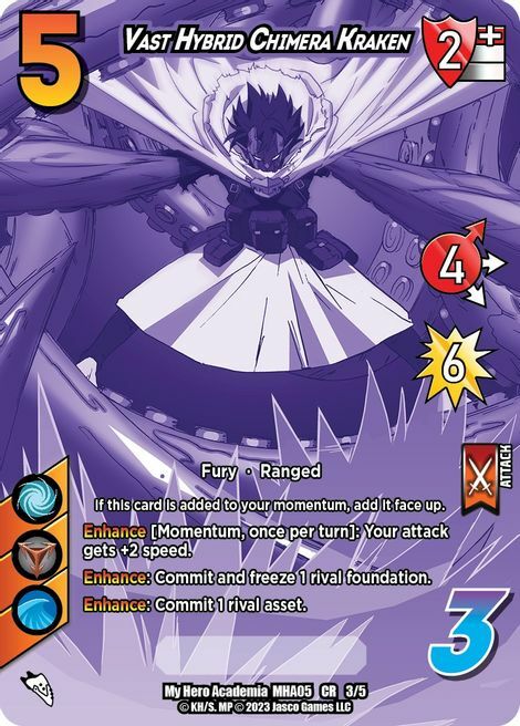 Vast Hybrid Chimera Kraken Card Front