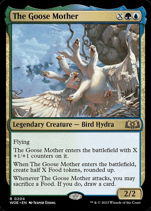 The Goose Mother Card Front