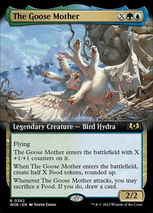 The Goose Mother Card Front