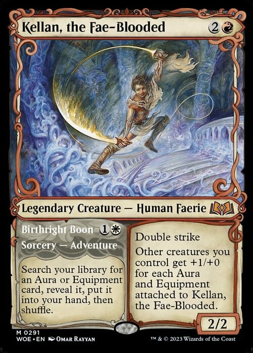 Kellan, the Fae-Blooded // Birthright Boon Card Front