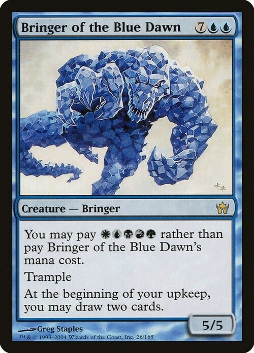 Bringer of the Blue Dawn Card Front
