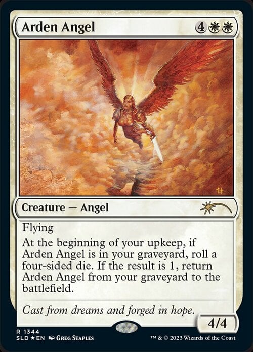 Arden Angel Card Front