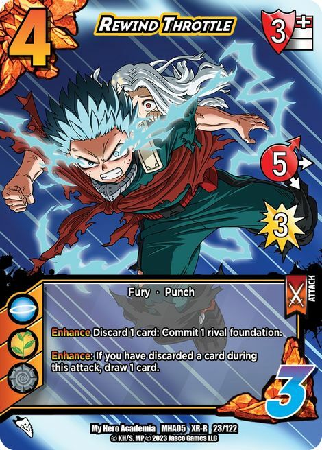 Rewind Throttle Card Front