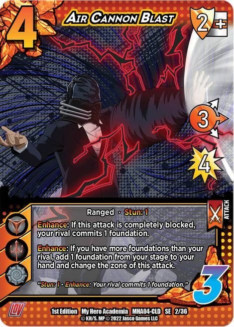 Air Cannon Blast Card Front