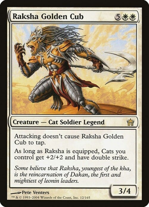 Raksha, Cucciolo d'Oro Card Front
