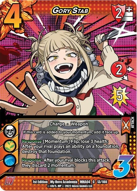 Gory Stab Card Front