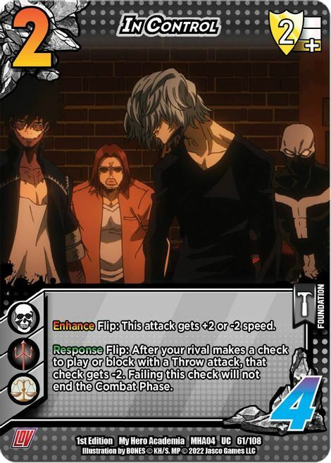 In Control Card Front