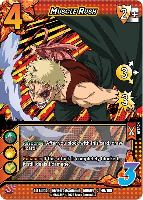 Muscle Rush Card Front