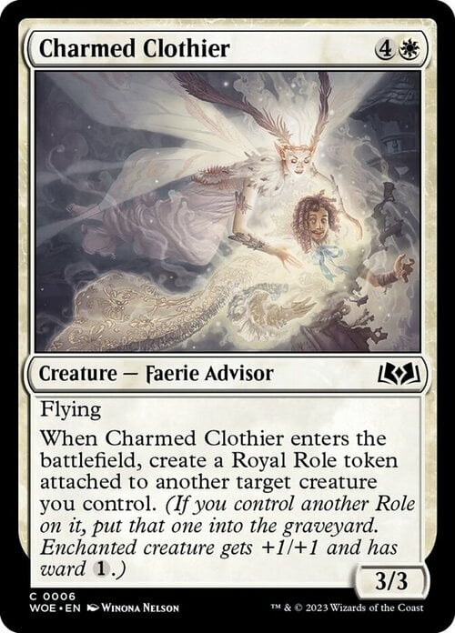 Charmed Clothier Card Front