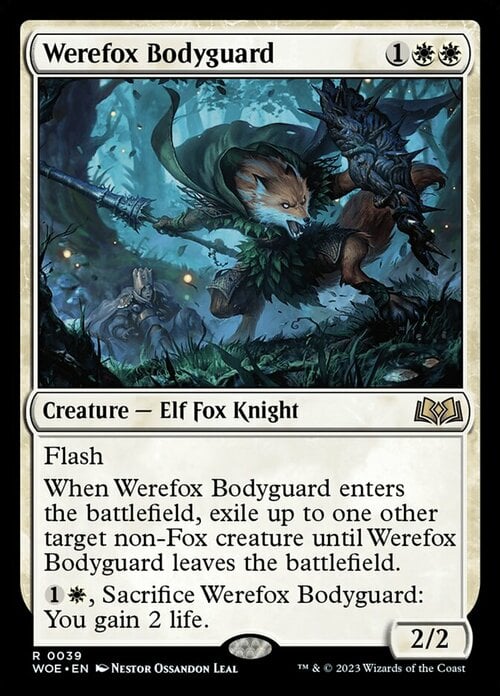Werefox Bodyguard Card Front