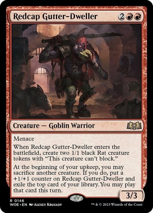 Redcap Gutter-Dweller Card Front