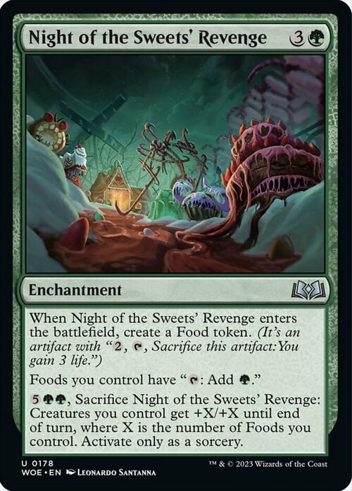 Night of the Sweets' Revenge Card Front