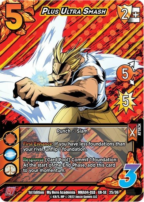 Plus Ultra Smash Card Front
