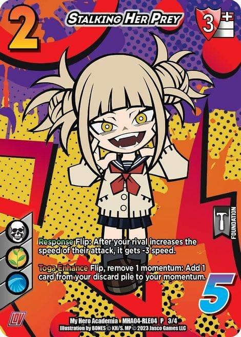 Stalking Her Prey Card Front