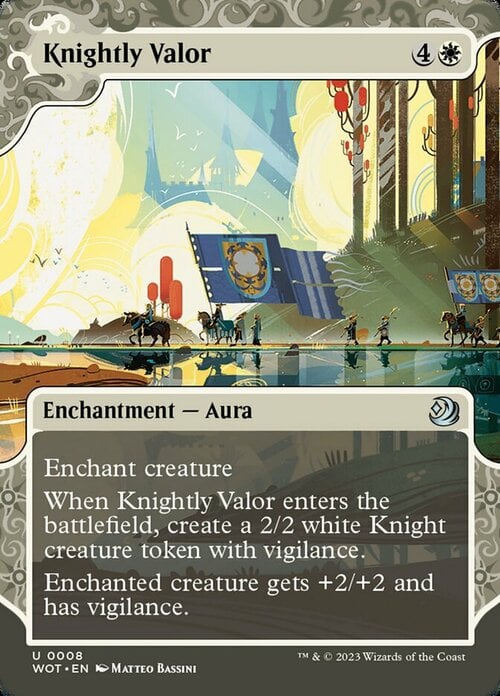 Knightly Valor Card Front