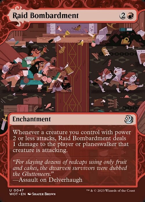 Raid Bombardment Card Front
